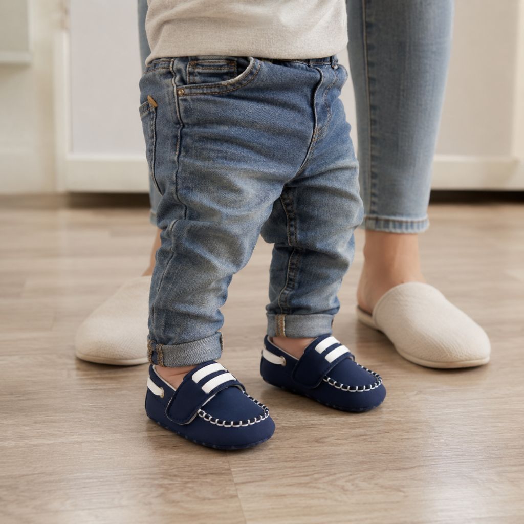 chaussure bébé garçon Nilo marine premiers pas