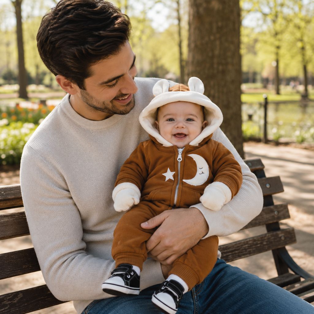 combinaison bebe BabyLoft brune chaud aiutomne