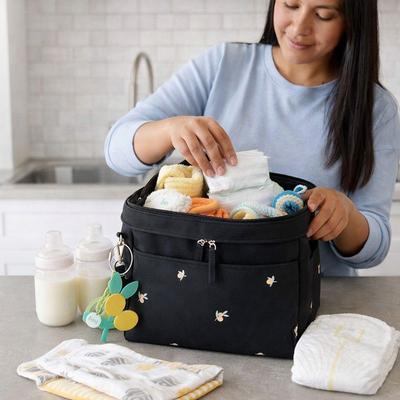 préparation des bagages tout y est dans notre sac de naissance