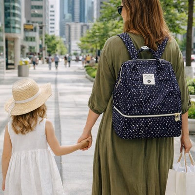 sac a dos pour bebe Signature Bébé visite ville