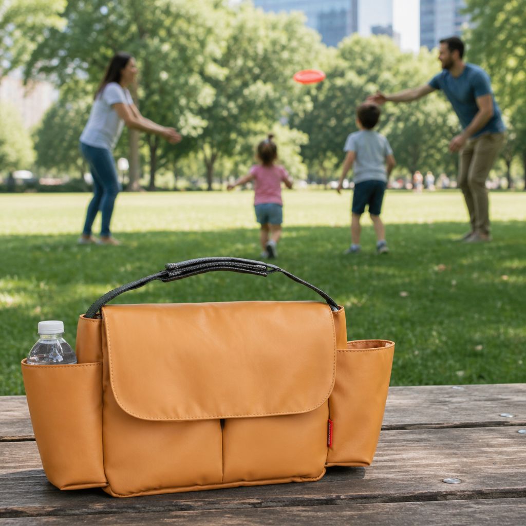 sac a langer petit Timi jaune sortie familiale