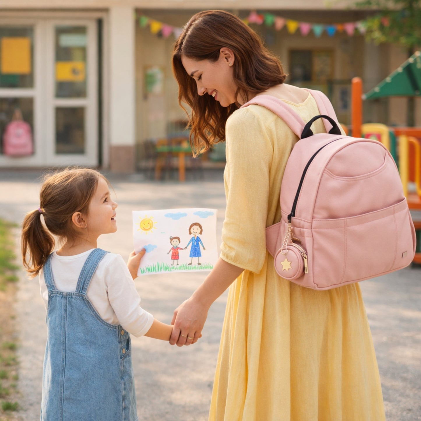 sac a dos a langer pour petite école
