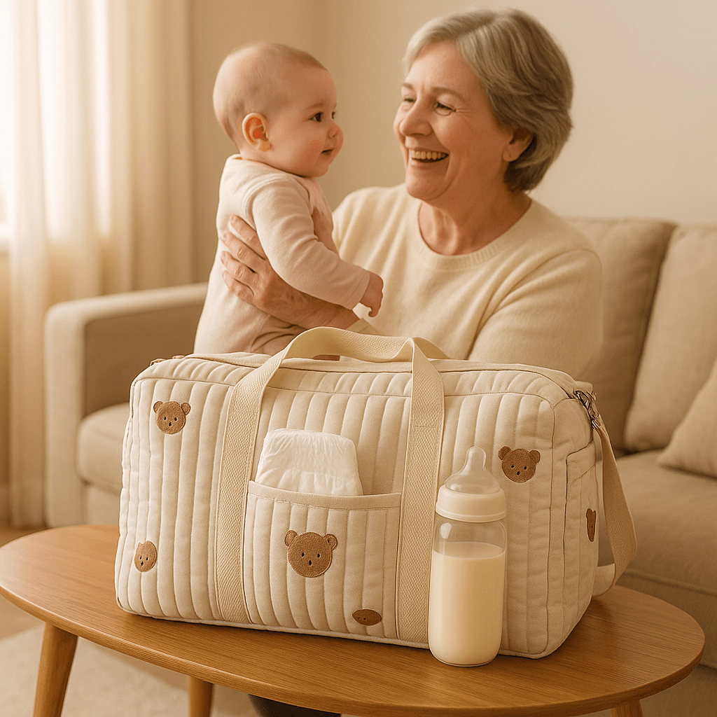 Sac à langer parfait pour les visites chez les grands-parents