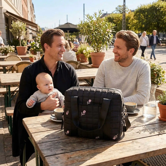 une allure chic terrasse avec sac a langer petit
