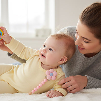 Attache tétine avec un design doux et élégant