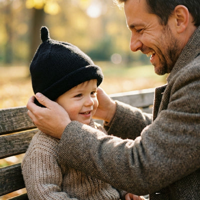 Bonnet bébé garçon confortable ne gratte pas