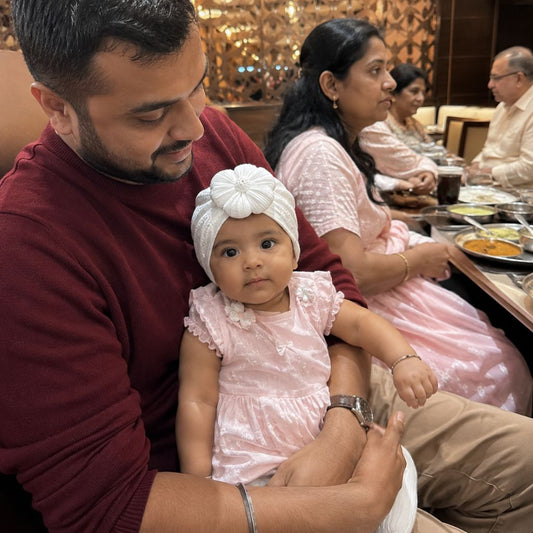 bonnet bébé fille Mina blanc resto indien