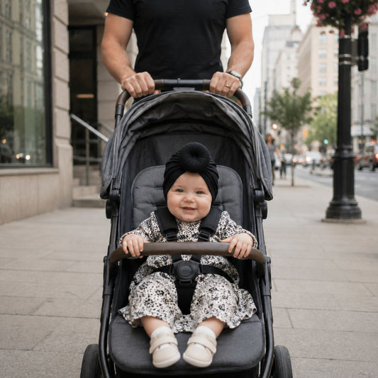 bonnet bébé fille Malo poussette ville