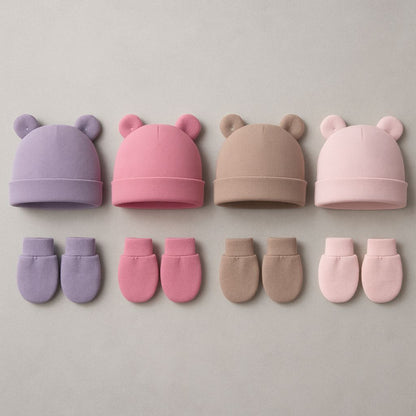 bonnet bébé fille Neva ensemble foncé