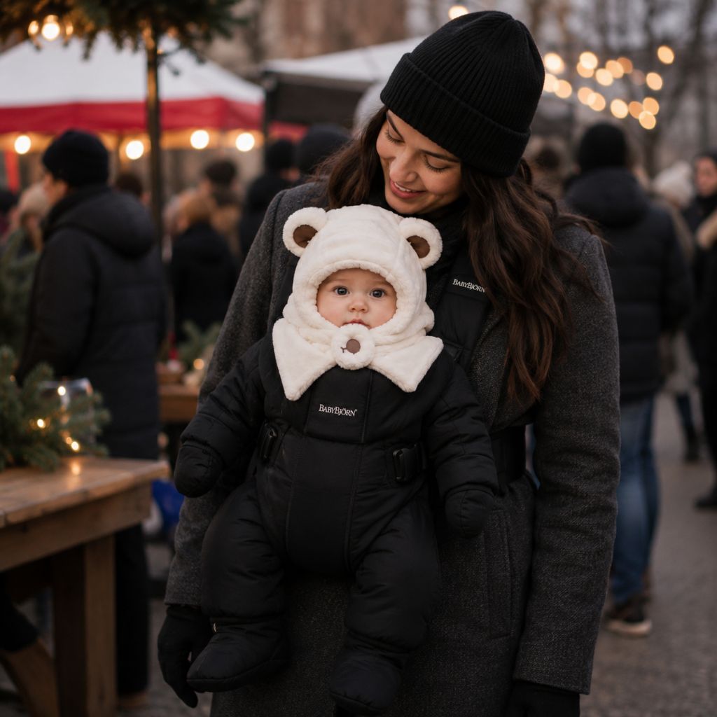 bonnet bebe Skadi blanc fête automne