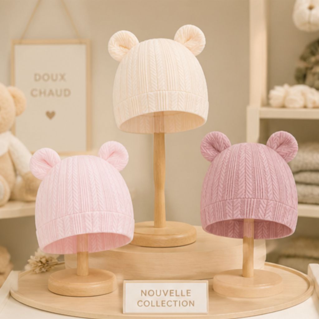 bonnet pour bebe au tricot Anko couleur 2