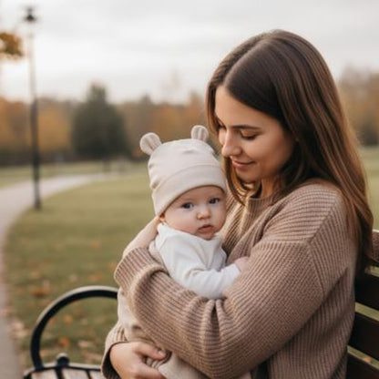 bonnet bébé fille mignon avec ses petites oreilles