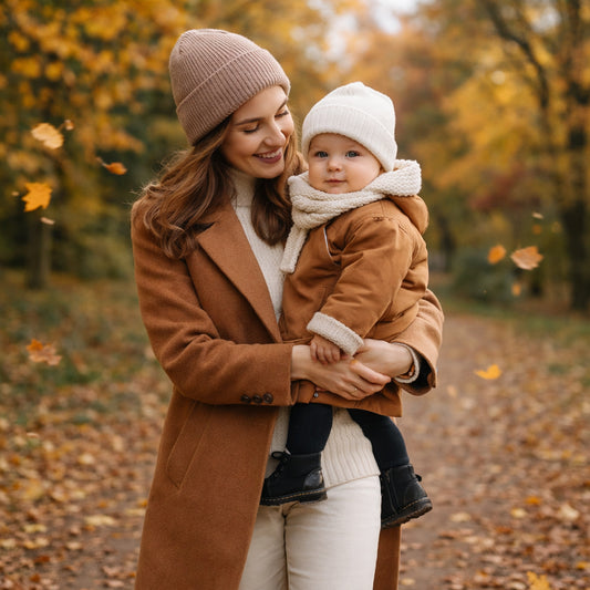 bonnet bebe au tricot pour un automne doux