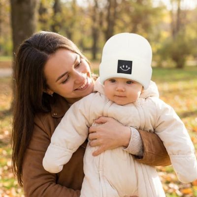 bonnet bebe blanc cassé | bonne tenue 