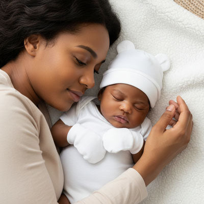 bonnet bebe naissance blanc confortable