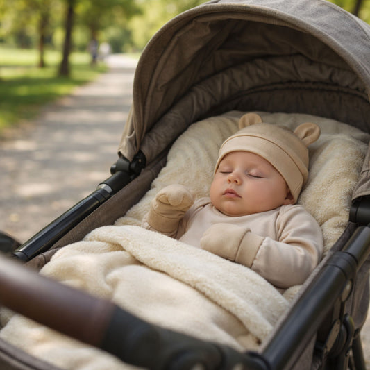 Première sortie avec bonnet bebe naissance