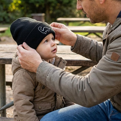 bonnet bebe noir offre un bon maintient