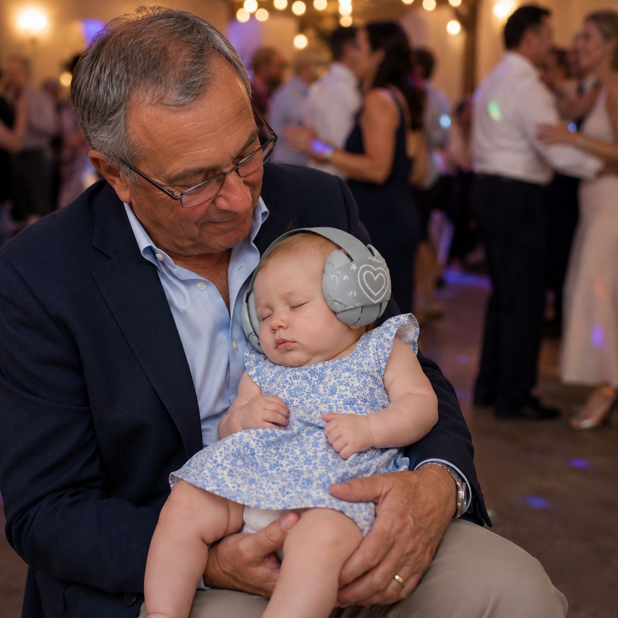 casque anti bruit pour bebe LiliMute gris dormir party famille