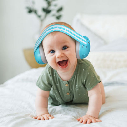 casque anti bruit pour bebe Silencia bleu confortable