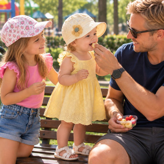 casquette bebe fille Miel et Coton jaune collation parc