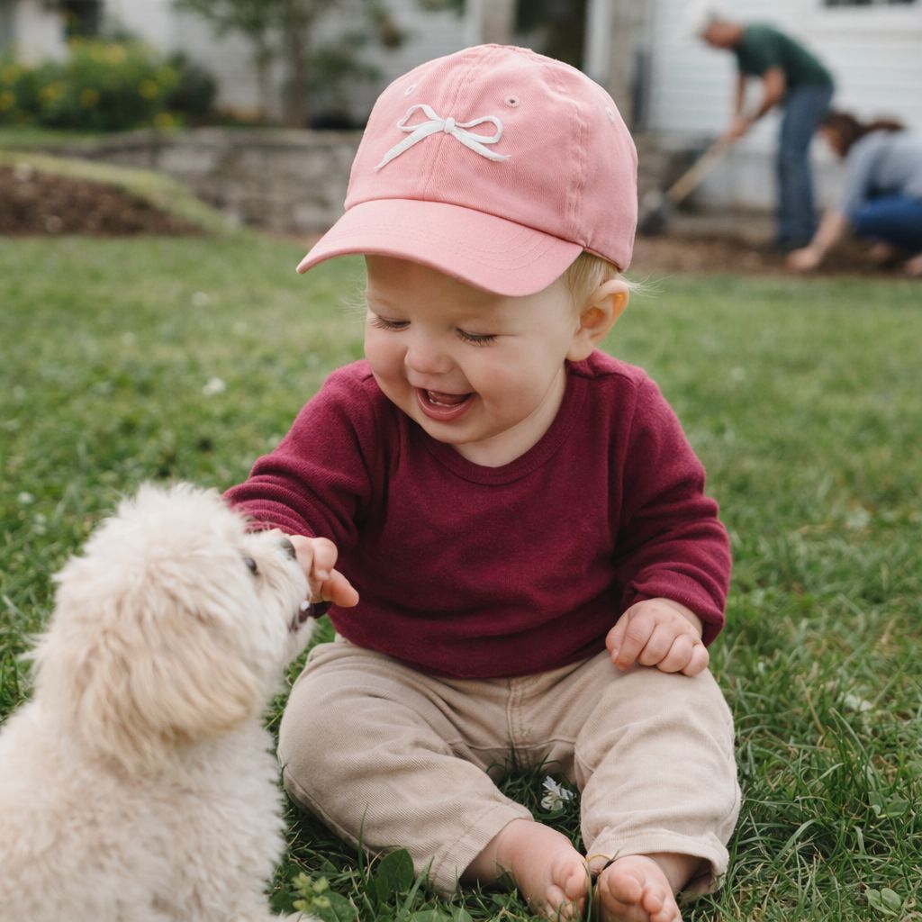 casquette bebe Loopy pour jouer dehors l'été