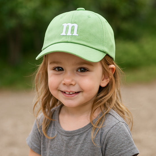 casquette bebe Miniventure verte protection des yeux