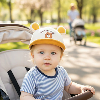 casquette pour bebe Baby Bear jaune