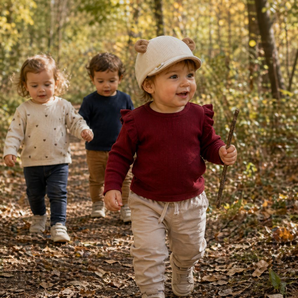 casquette pour bebe Novy beige plaisir automne