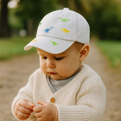 casquette bebe blanche style intemporel