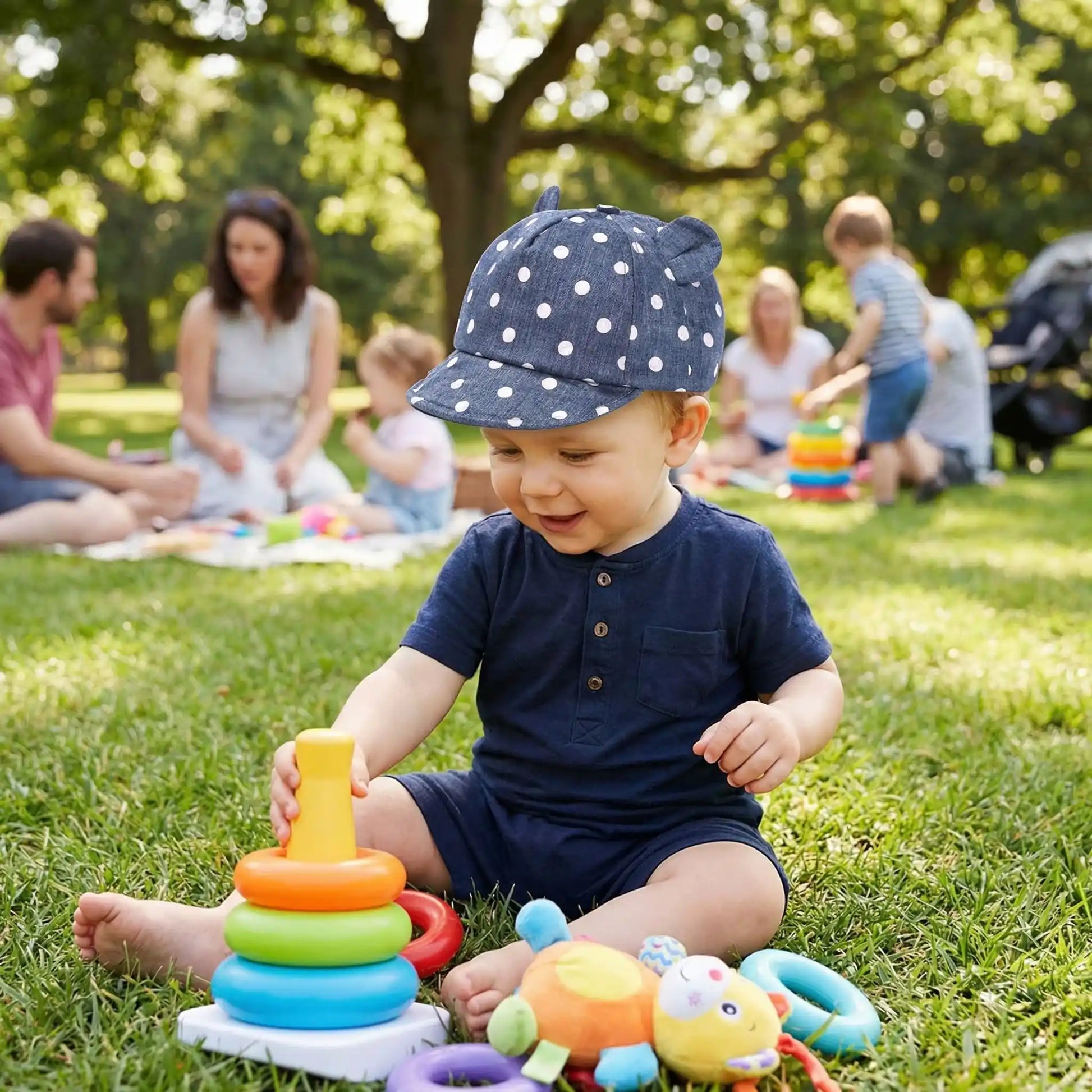 casquette pour bebe marine protection du soleil