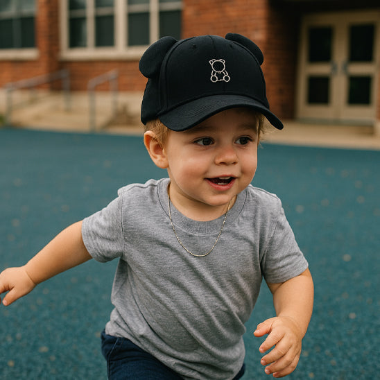 casquette pour bebe couleur noire