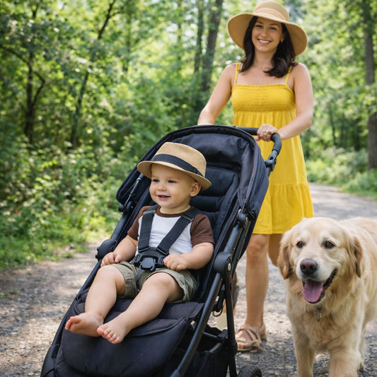 chapeau bebe Hugo brun protection soleil