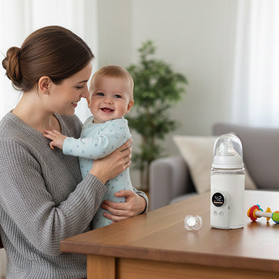 chauffe biberon nomade garde le lait à une température optimale 
