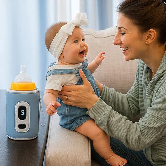 chauffe biberon nomade efficace garde beaux moments de joie avec bébé
