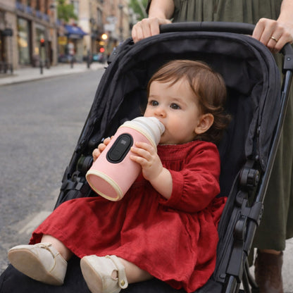 Chauffe biberon nomade sécure pour mains enfants