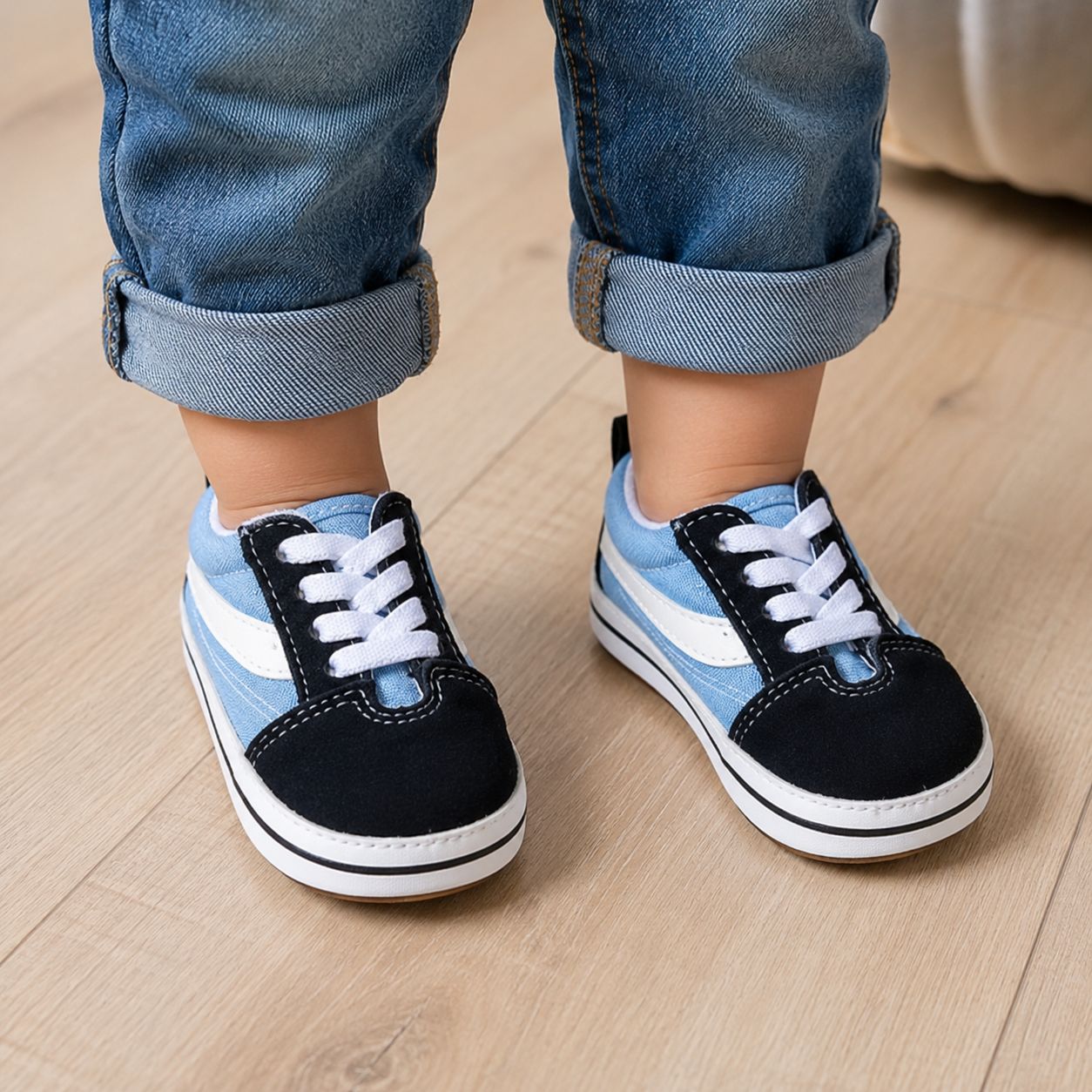 chaussure bébé garçon BébiPas bleue décontractée