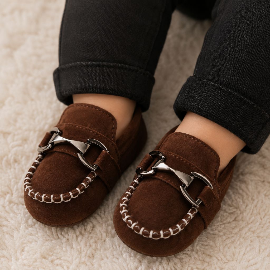 chaussure bébé garçon Paséo brune tenue solide