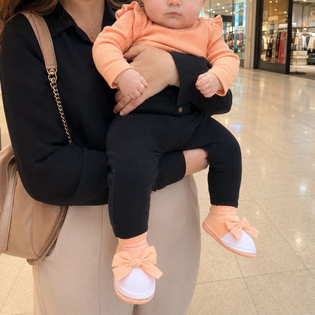 chaussure bebe fille Loulou beige confortable centre commercial