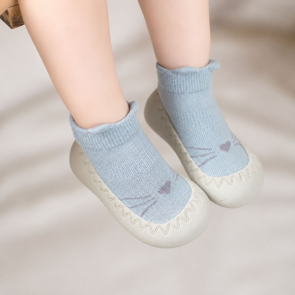 chaussure bebe garcon Pio bleue confort absolu
