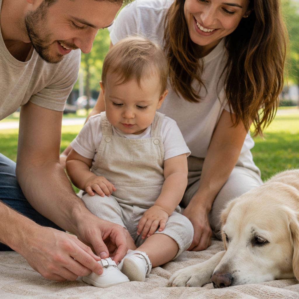 chaussure bebe Nuageo blanche prêt marcher