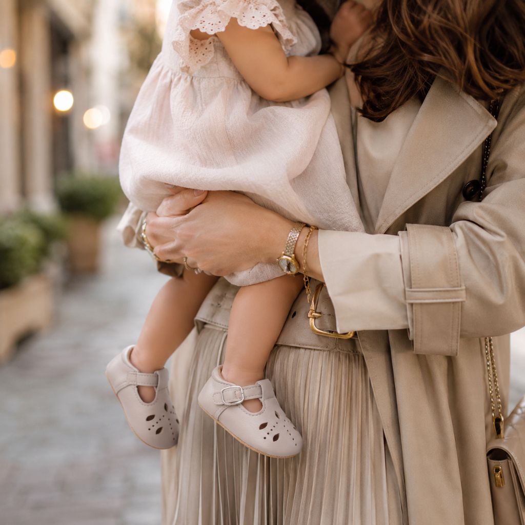 chaussure bebe Paseo beige chic