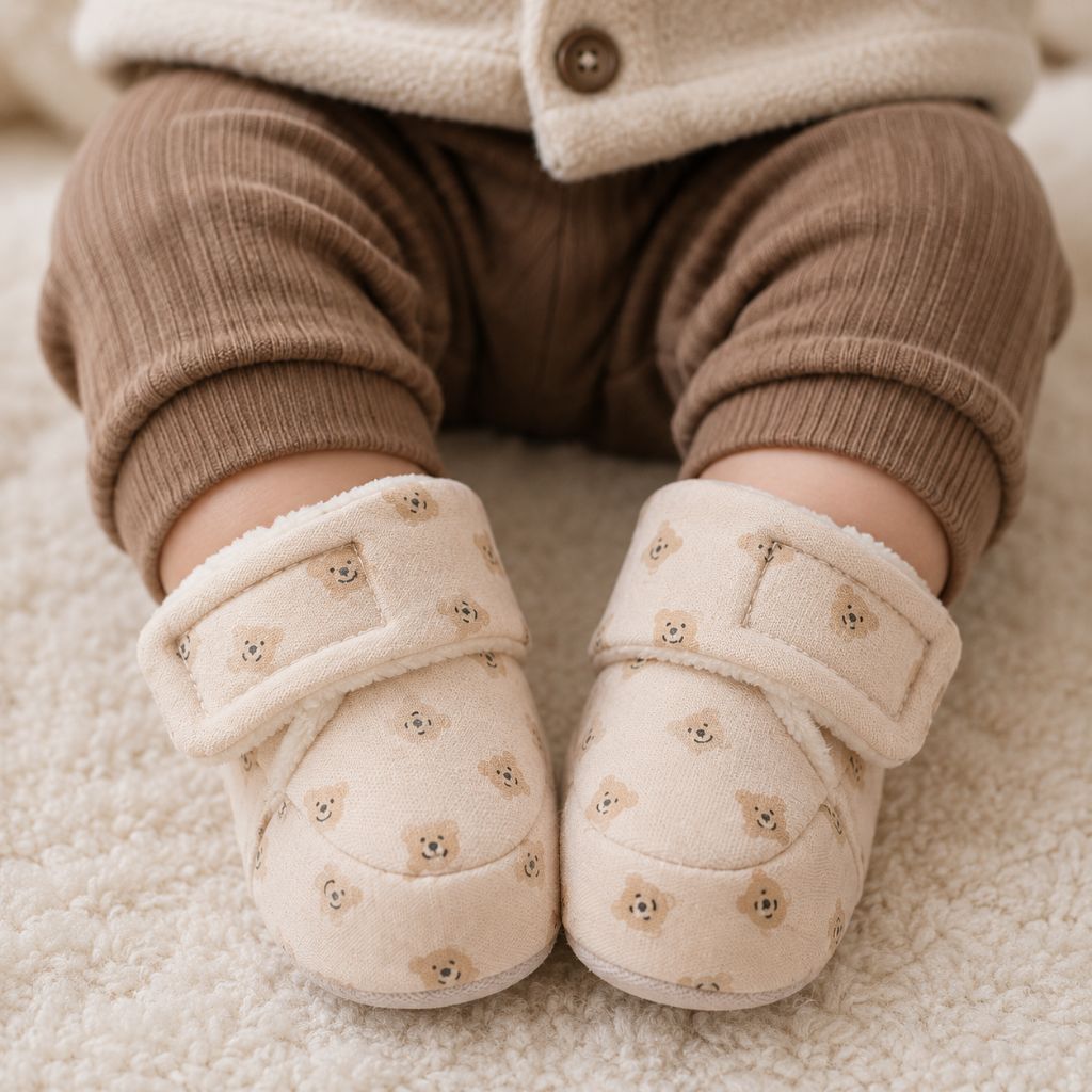 chaussure bebe Toudou petits oursons bonne tenue
