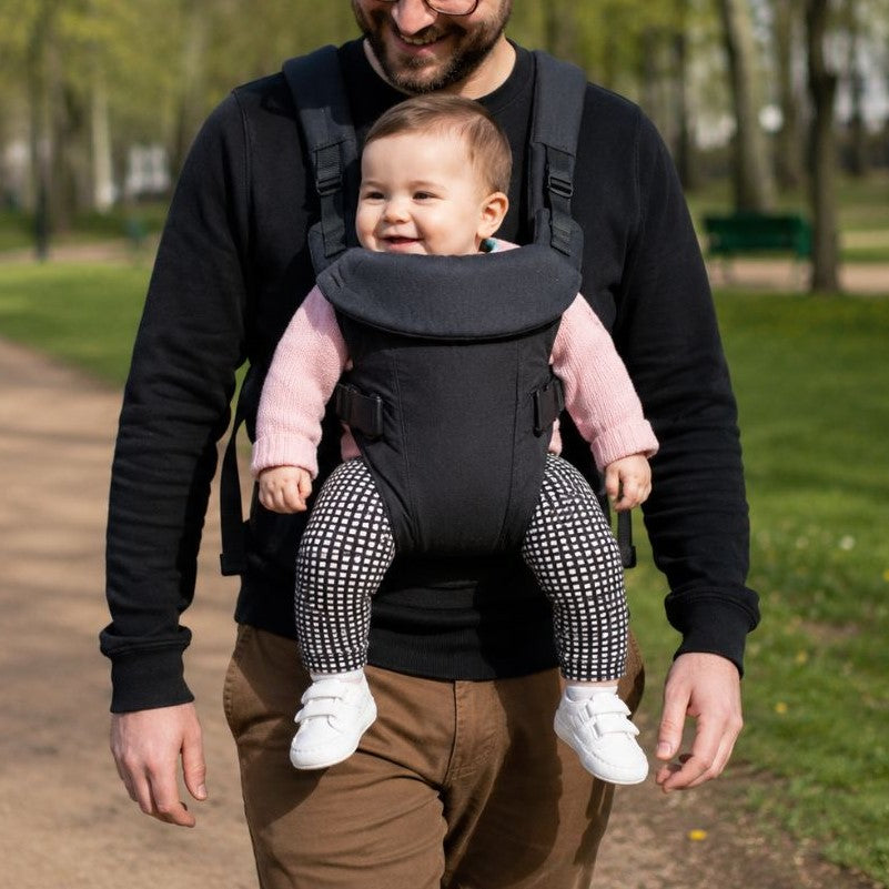chaussure pour bébé Pradi blanche papa porte-bébé