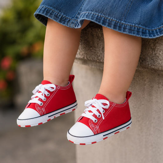 chaussures bebe Soli rouges confortables