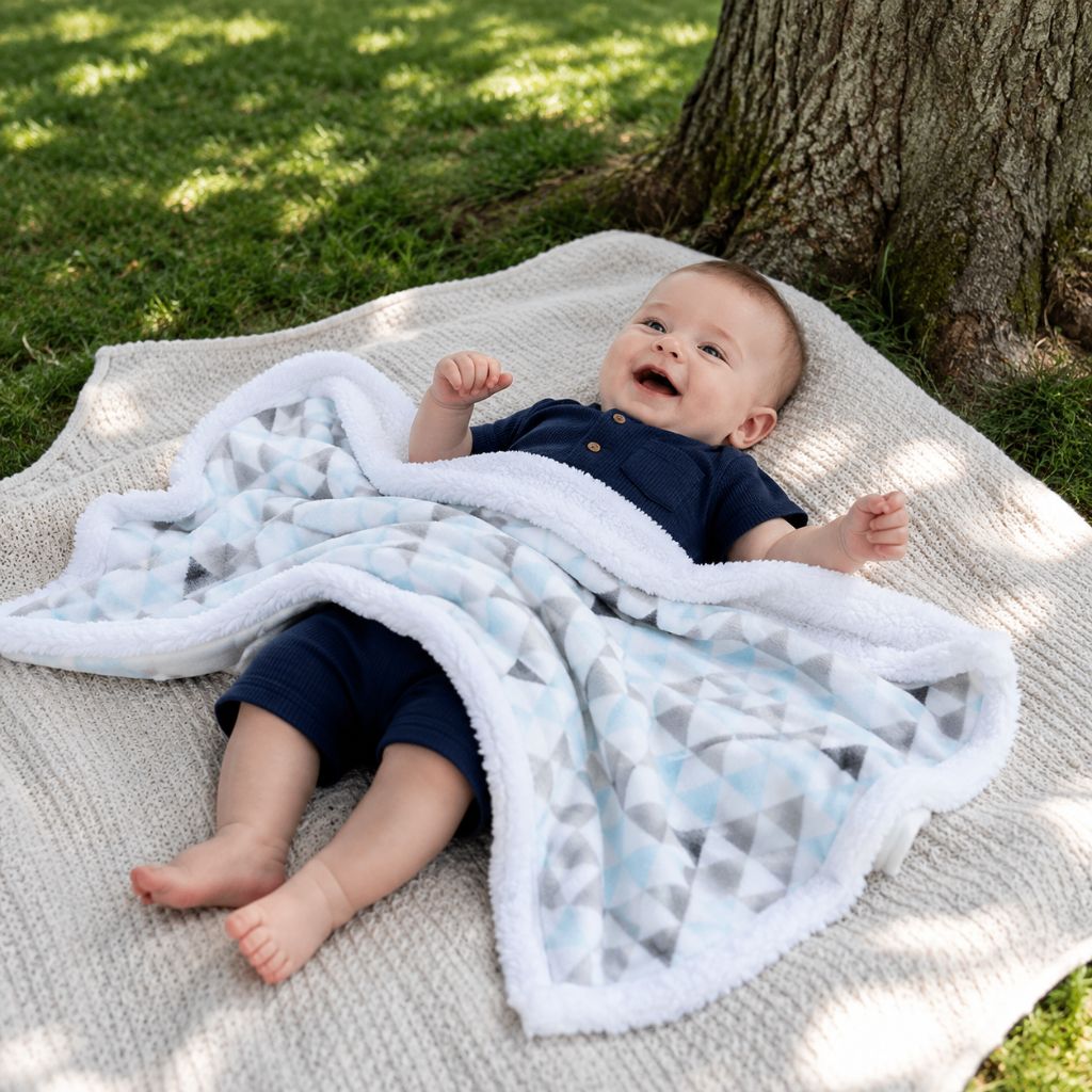 couverture bébé Petit Rêve éveillé ombre arbre