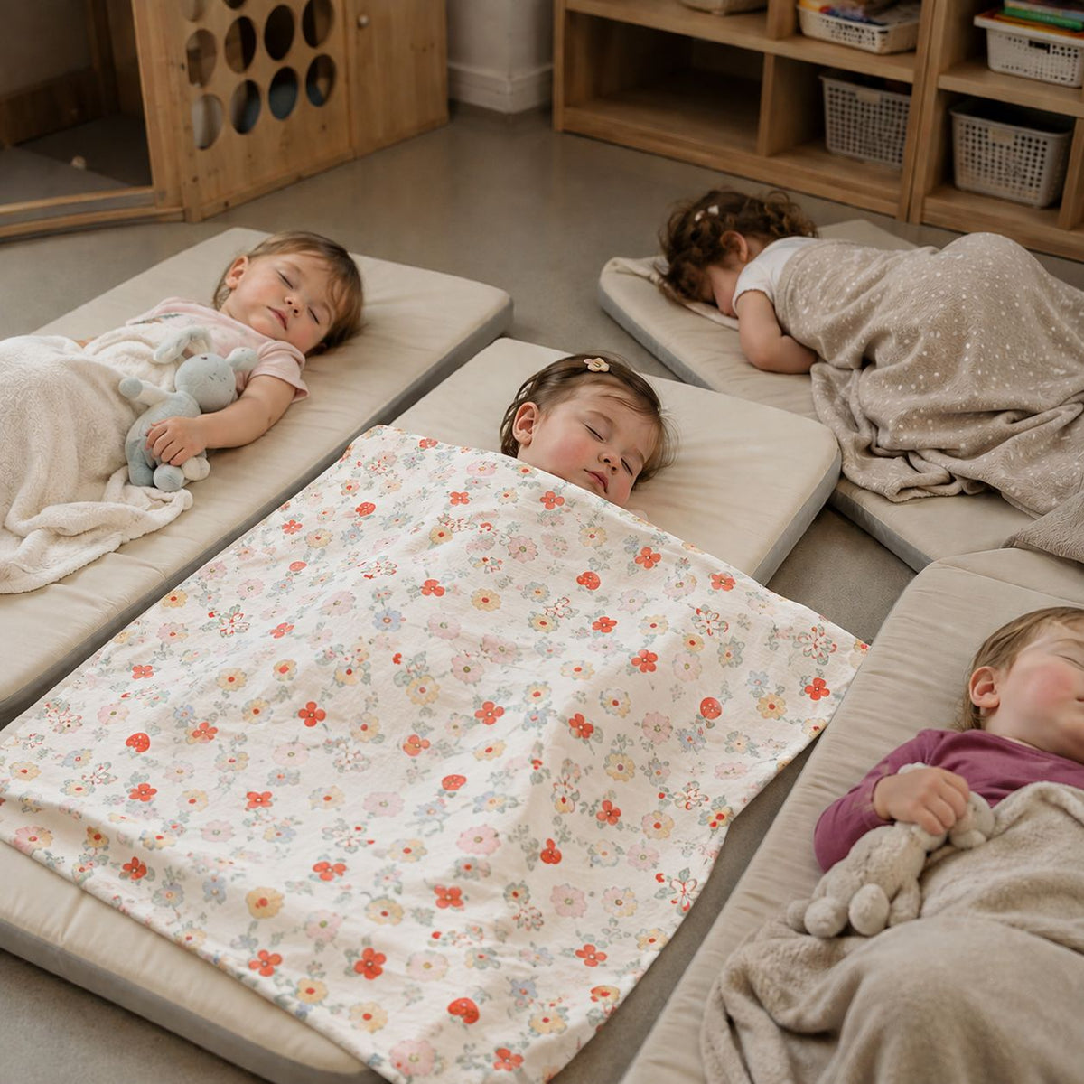 couverture bebe Nuage de Câlin fraises dodo paisible crèche