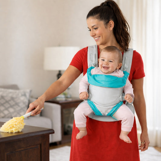 faire taches avec porte bebe physiologique
