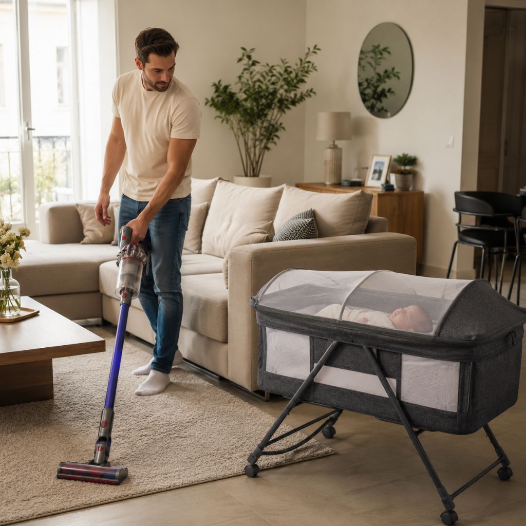 lit de bebe de voyage Luma gris dormir partout