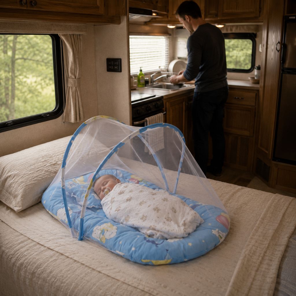lit de voyage bebe LittleDream  dodo roulotte
