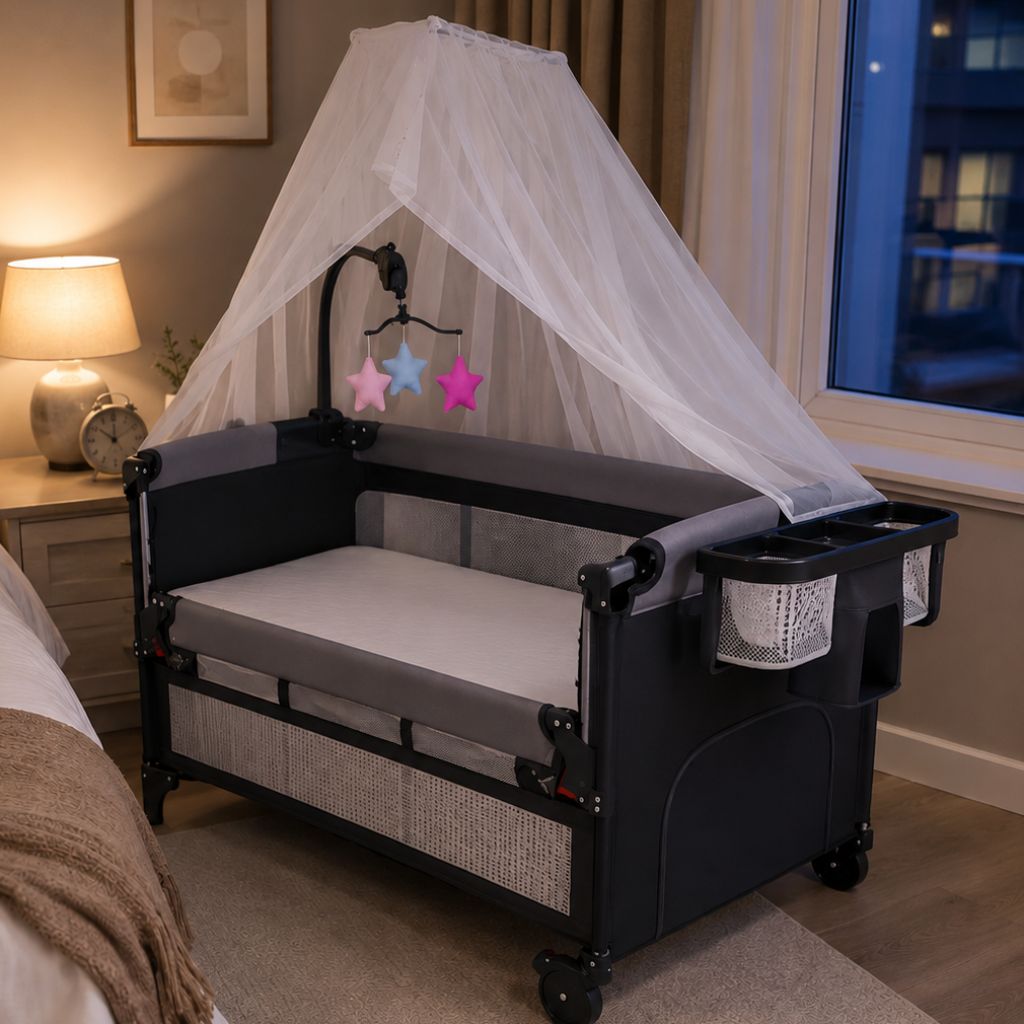 lit voyage bebe Nomade gris
